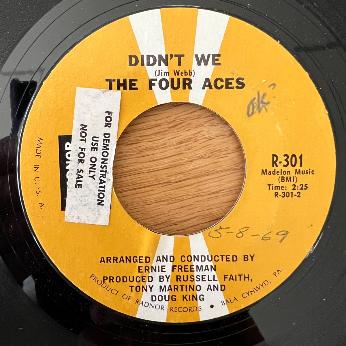 Four Aces - Always Keep Me In Your Heart / 1. US-Press. 1969 - (VG++/Neutral)