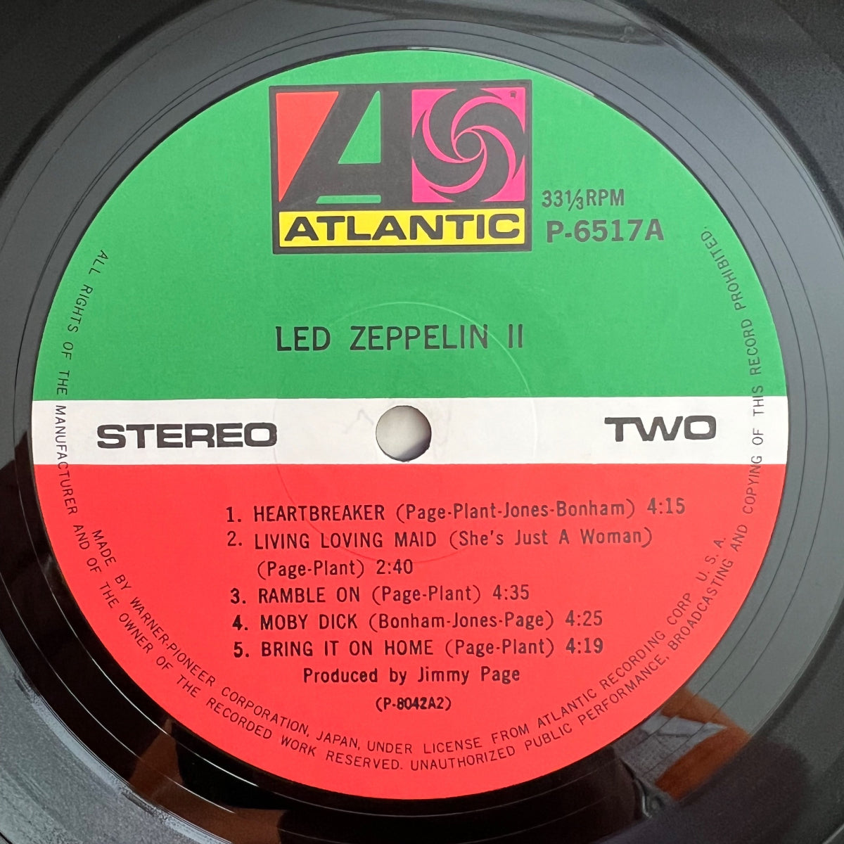 Led Zeppelin - II / Japan-Press. 1979 - (M-/M-)