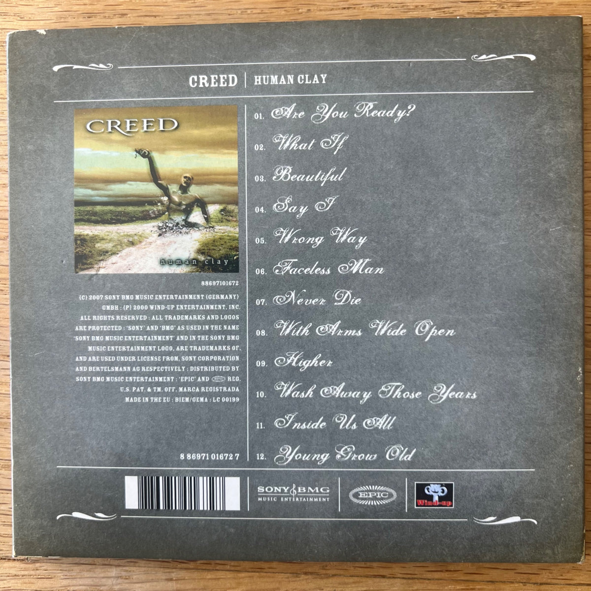 Creed - Human City / CD - EU-Press. 2007 - Digipak - (M-/VG++)