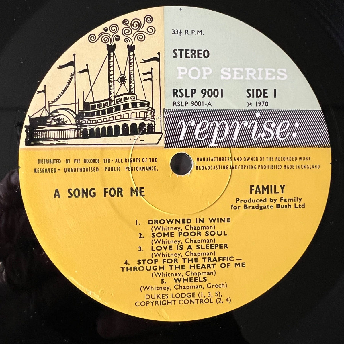 Family - A Song For Me / 1. UK-Press. 1970 - (M-/VG+)