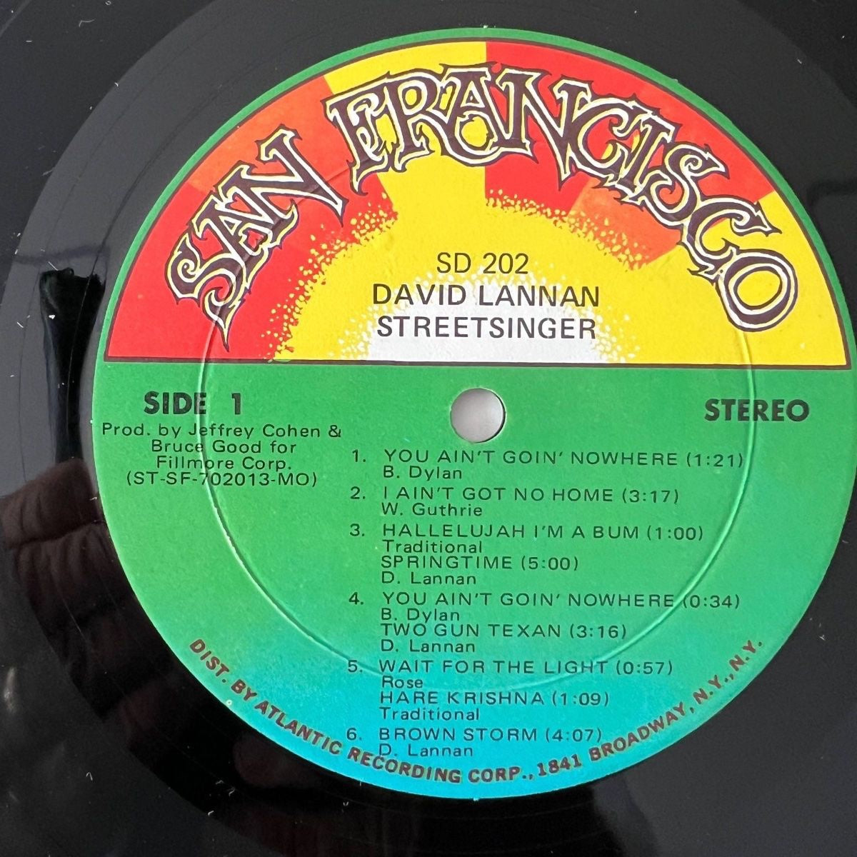 David Lannan - Street Singer / 1. US-Press. 1970 - (M-/VG++)