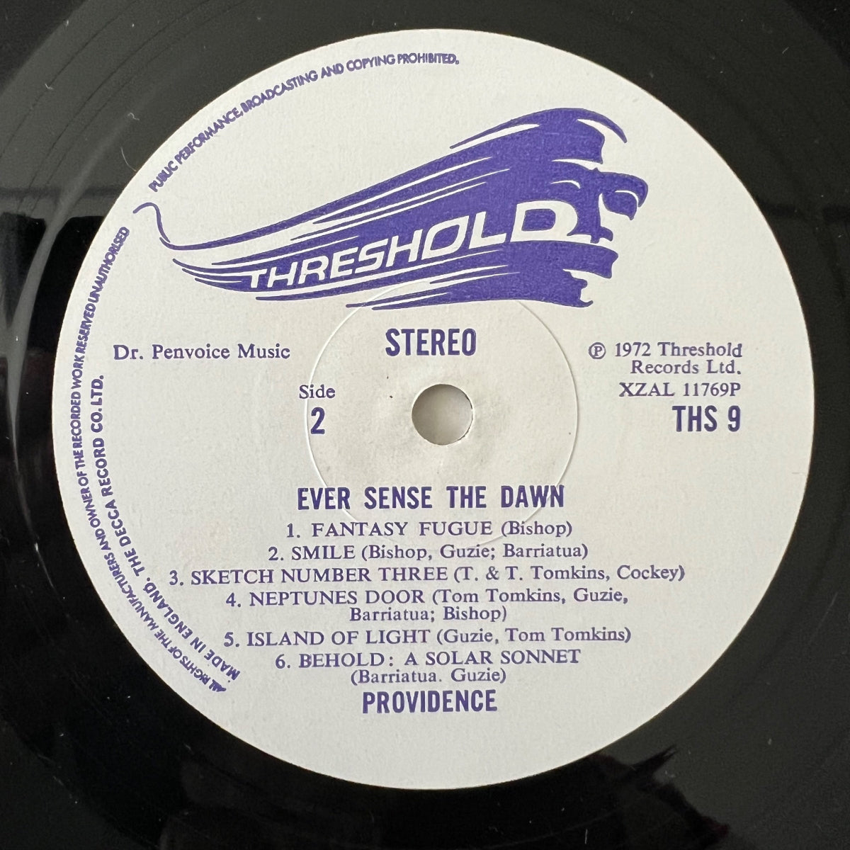 Providence - Ever Sense The Dawn / 1st UK Press. 1972 - (M-/VG++)