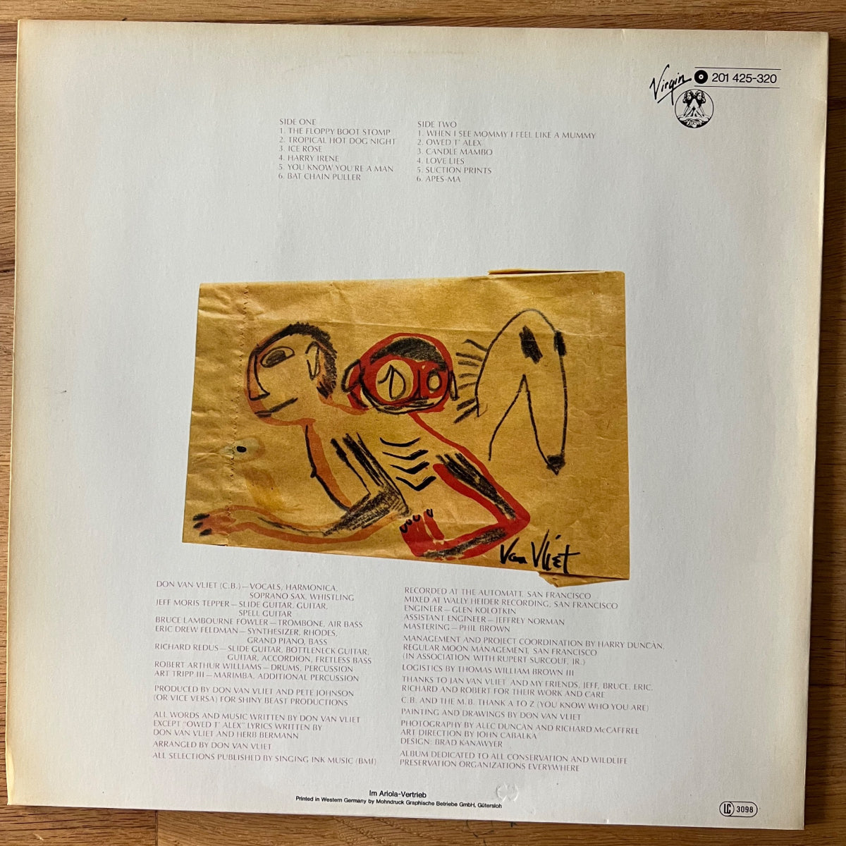 Captain Beefheart & The Magic Band - Shiny Beast / 1. D-Press. 1980 - (M-/M-)