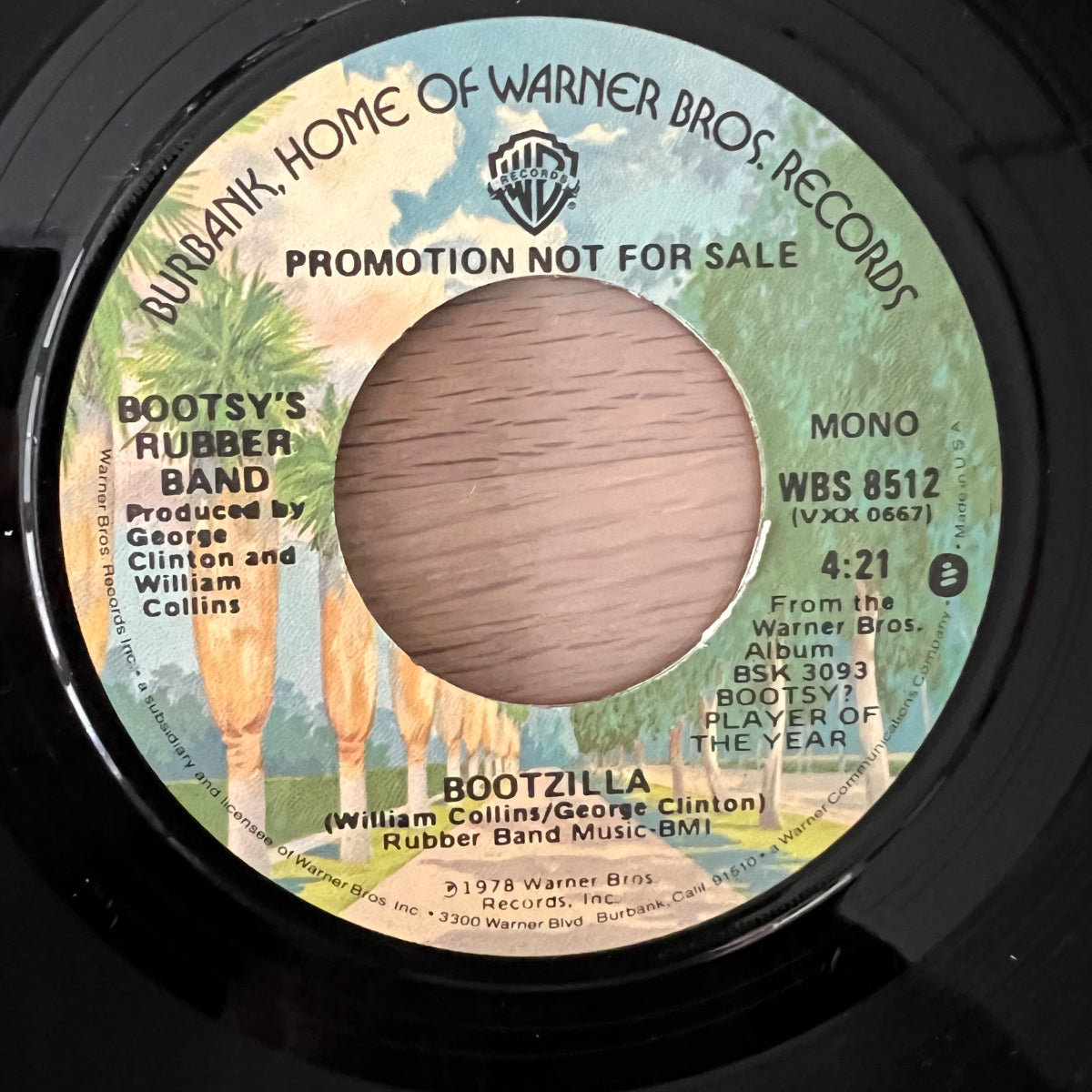 Bootsy's Rubber Band - Bootzilla / US Promo 1978 - (M-/Neutral)