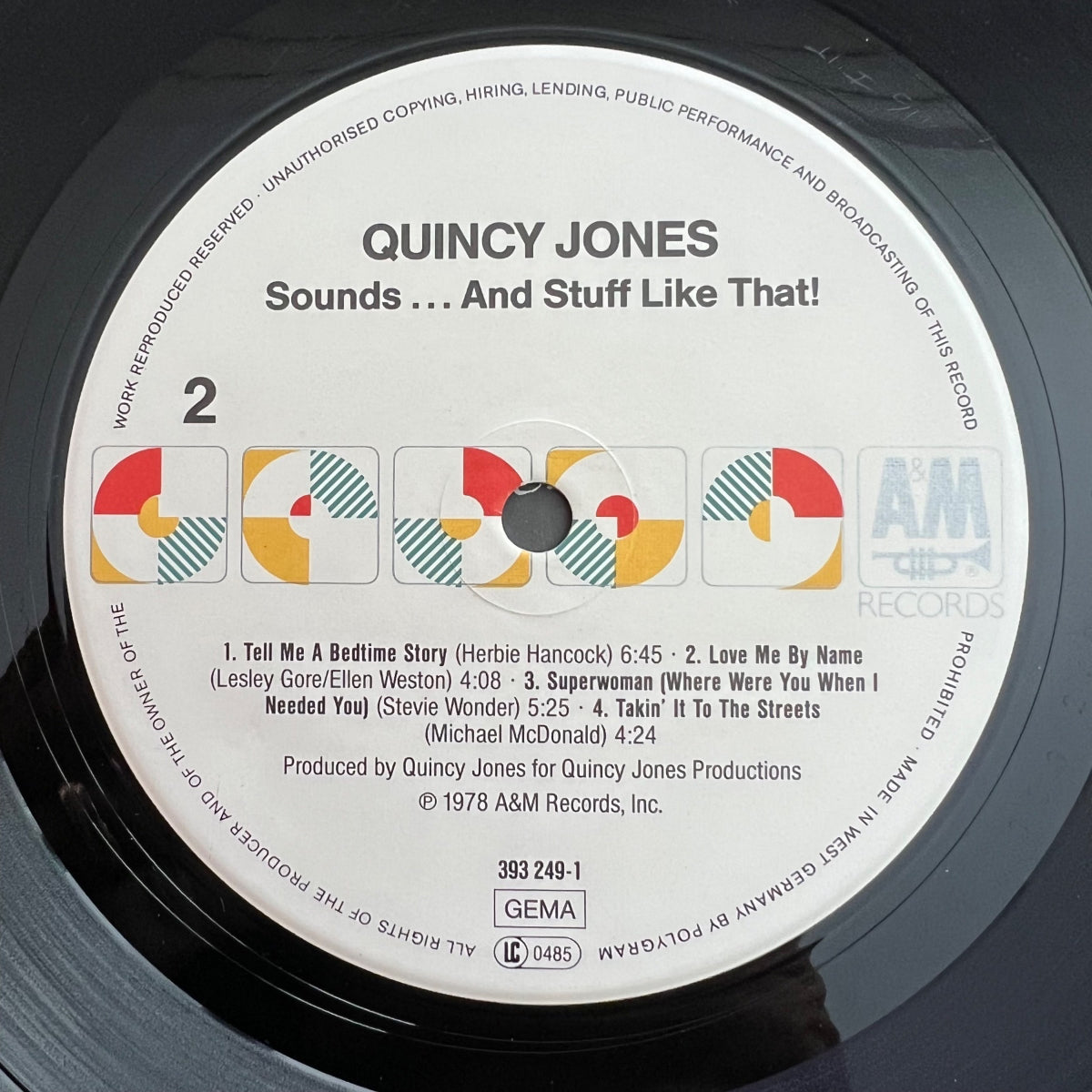 Quincy Jones - Sounds.. And Stuff Like That!! / D-Press. RE - (M-/VG+)