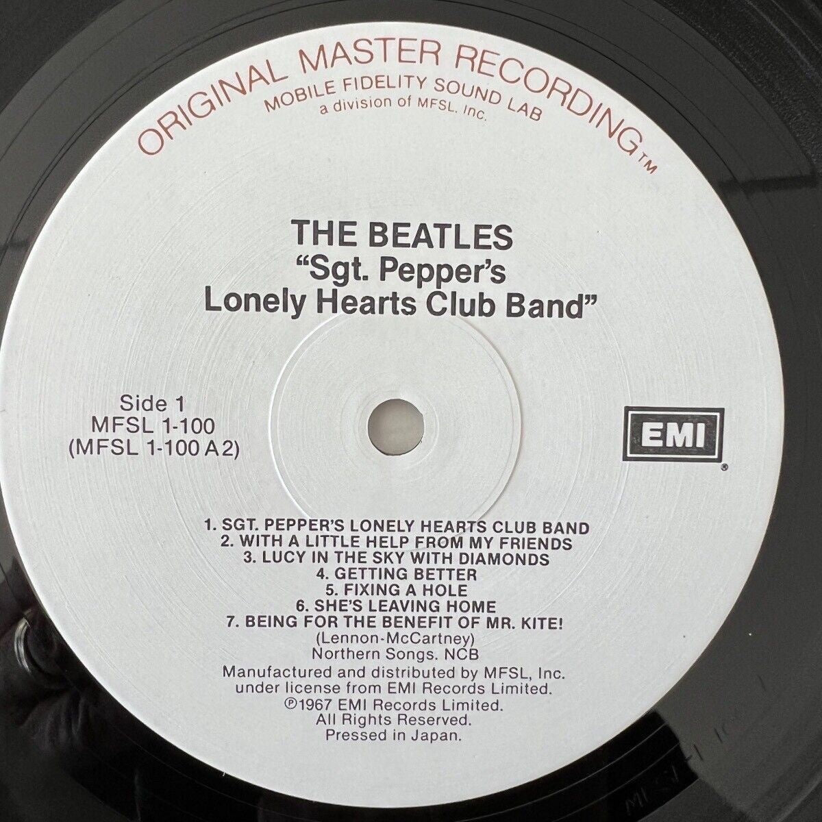 Beatles - Sgt. Pepper's Lonely... / Audiophile MFSL 1983 - (M-/VG++)