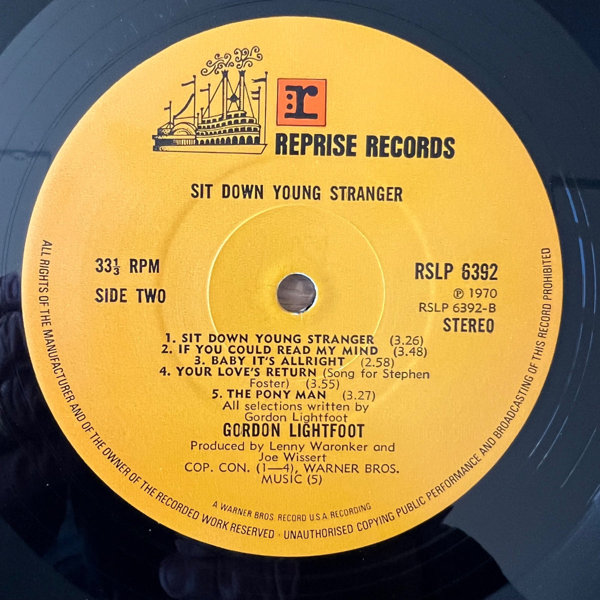Gordon Lightfoot - If You Could read My Mind / Presse britannique. 1971 - (M-/VG++)