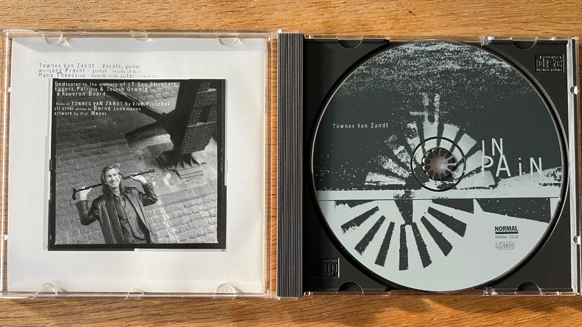 Townes Van Zandt - In Pain / CD - 1. D-Press. 1999 - (M-/VG+)