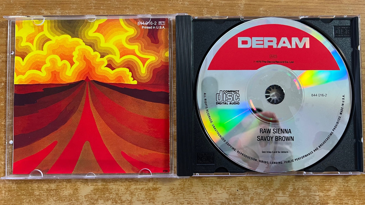 Savoy Brown - Raw Sienna / CD - 1st US Press. 1990 on CD -(M-/M-)