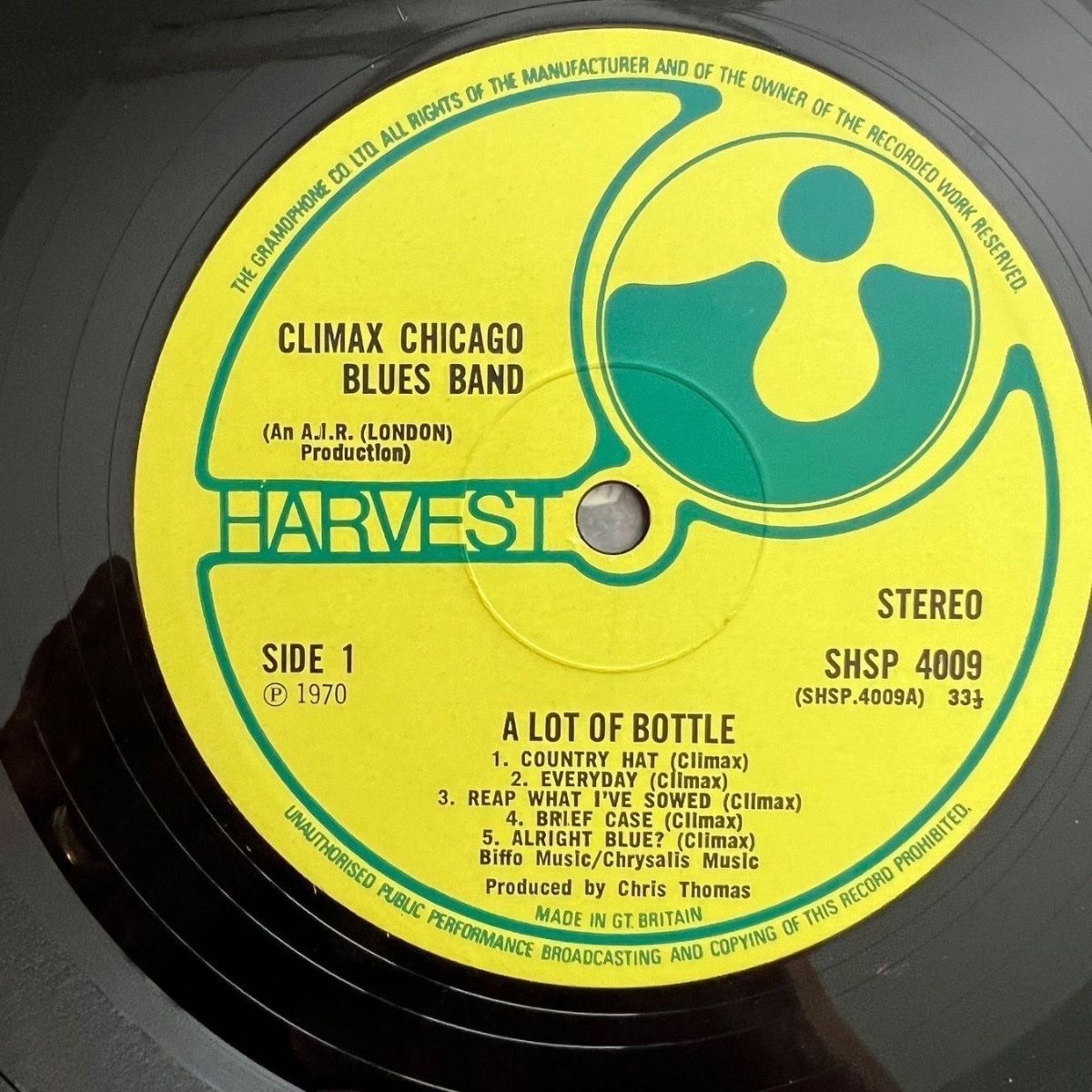 Climax Chicago Blues Band - A Lot Of Bottle / 1. UK-Pr. 1970 - (VG++/VG++)