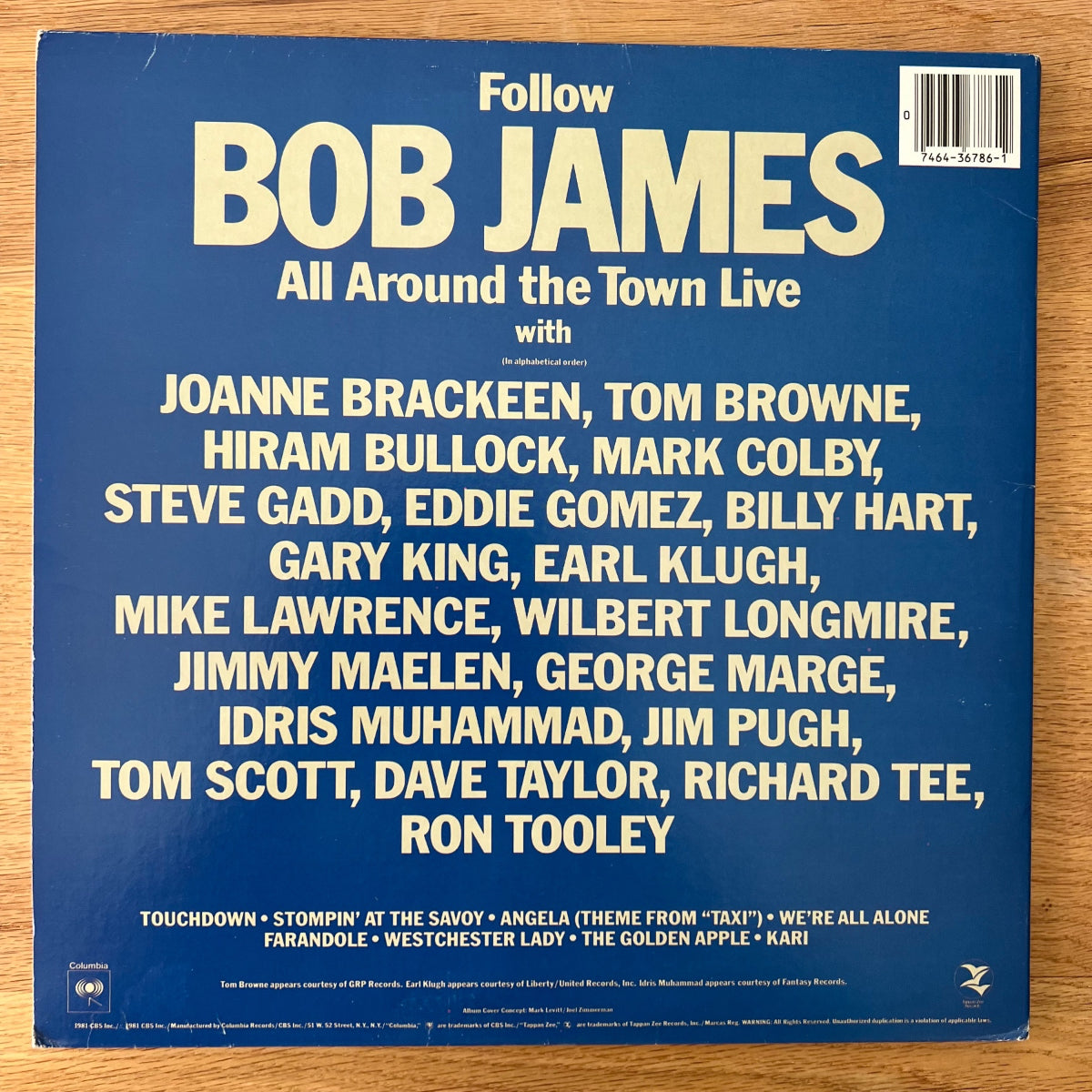Bob James - All Around The Town / 2 LP - 1st US Press. 1981 - (M-/VG++)