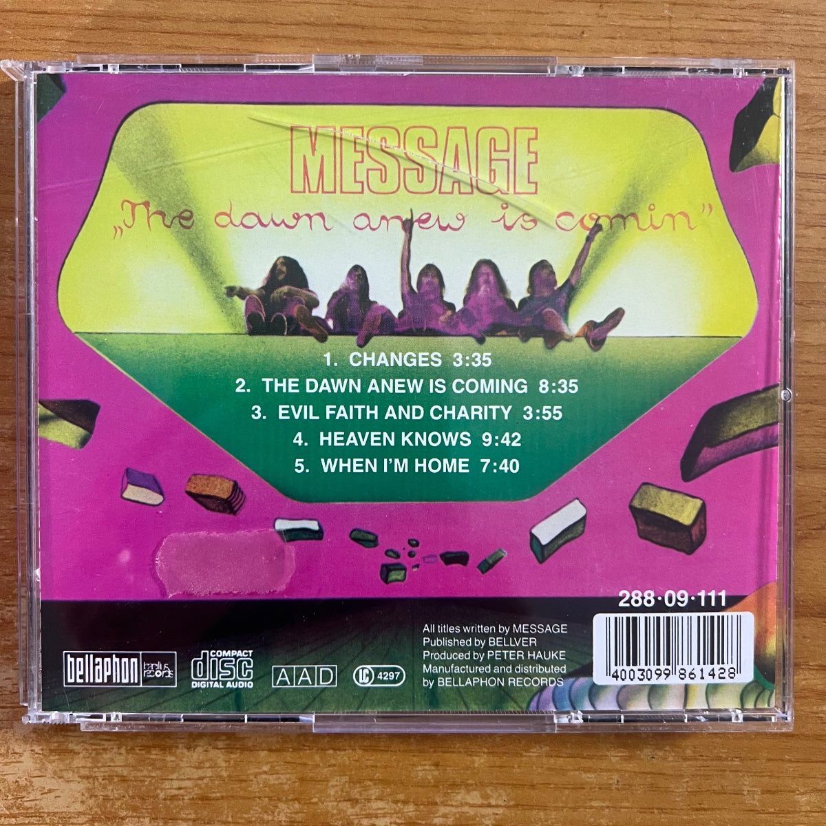 Message - The Dawn Anew Is Comin / CD -1. D Press. 1993 on CD - (M-/M-)