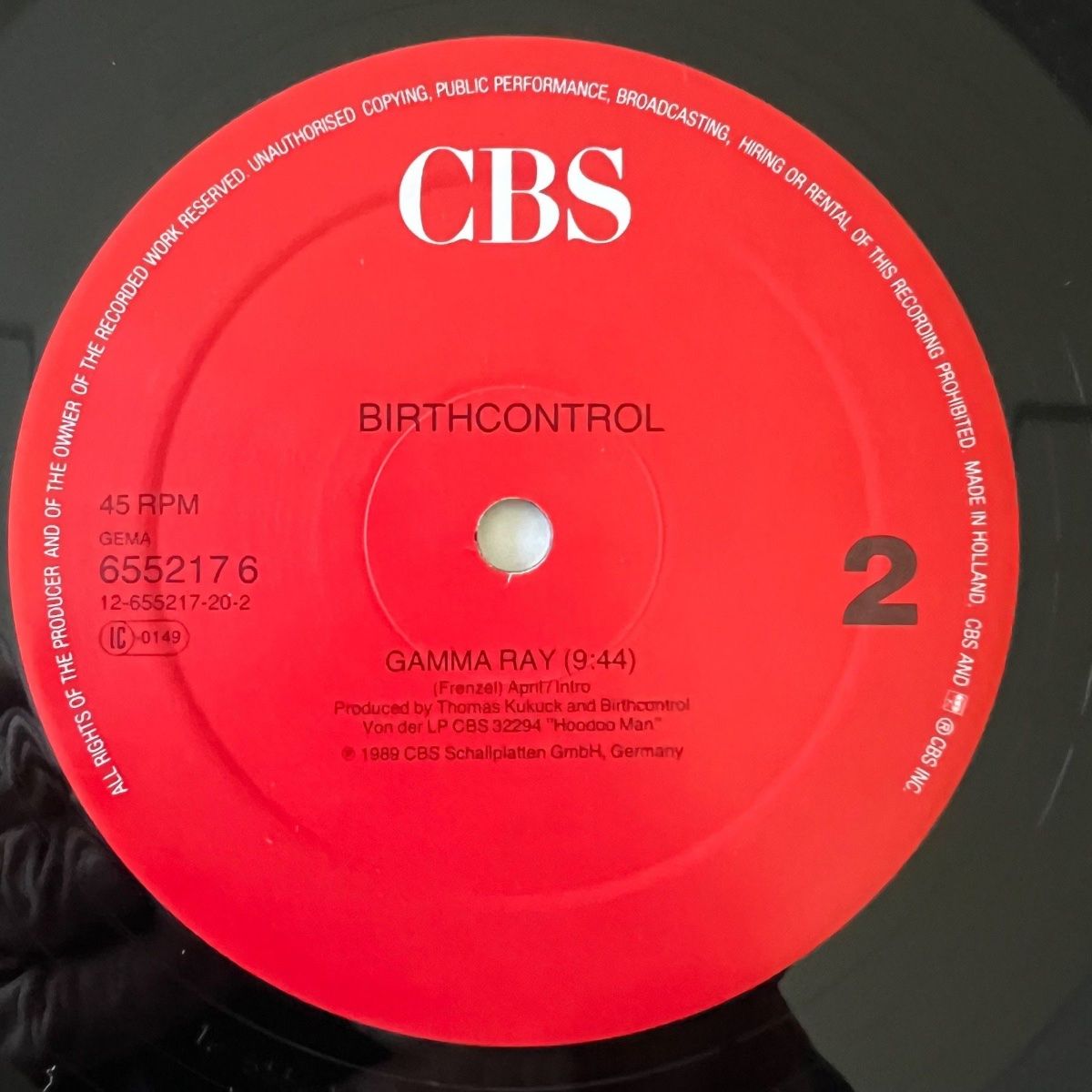 Birth Control - Gamma Ray / 12" Maxi - 1st D-Press. 1989 - (M-/M-)