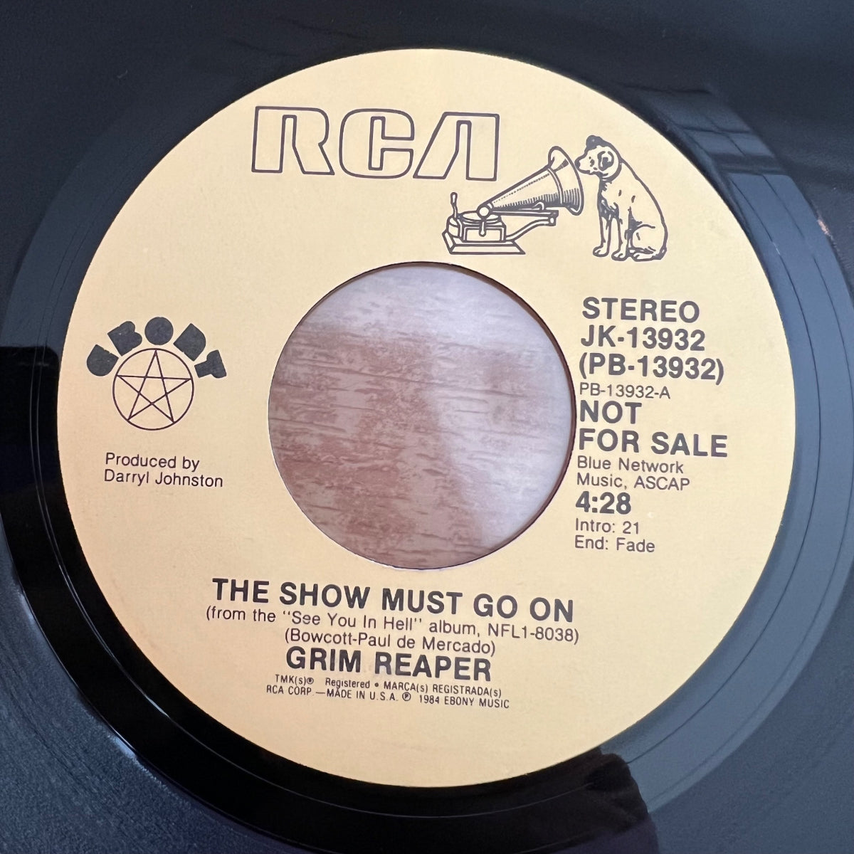 Grim Reaper - The Show Must Go On / US-Promo 1984 - (M-/Neutral)