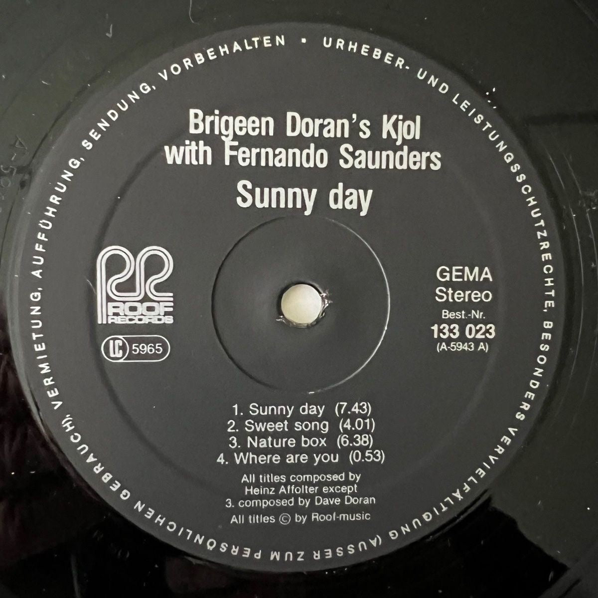 Brigeen Doran's Kjol - Sunny Day / 1. D-Press. 1981 - (M-/VG++)