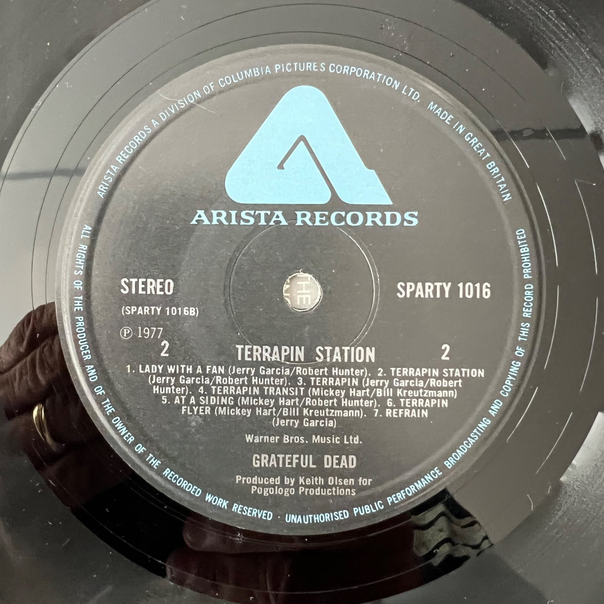 Grateful Dead - Terrapin Station / 1. UK-Press. 1977 - (M-/VG++)