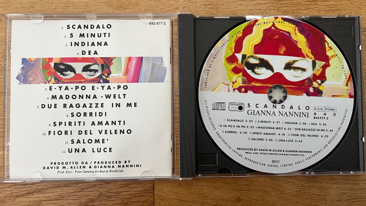 Gianna Nannini - Scandalo / CD - 1. D-Press. 1990 - (M-/M-)