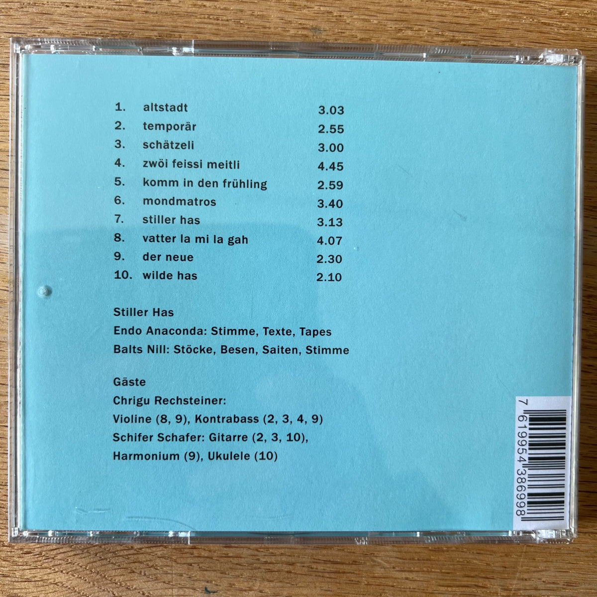 Stiller Has - Same / 1. Swiss-Press. 2001 on CD - (M-/M-)
