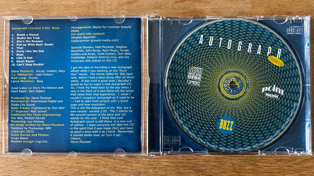 Autograph - Buzz / CD - 1. D-Press. 2003 - (M-/M-)