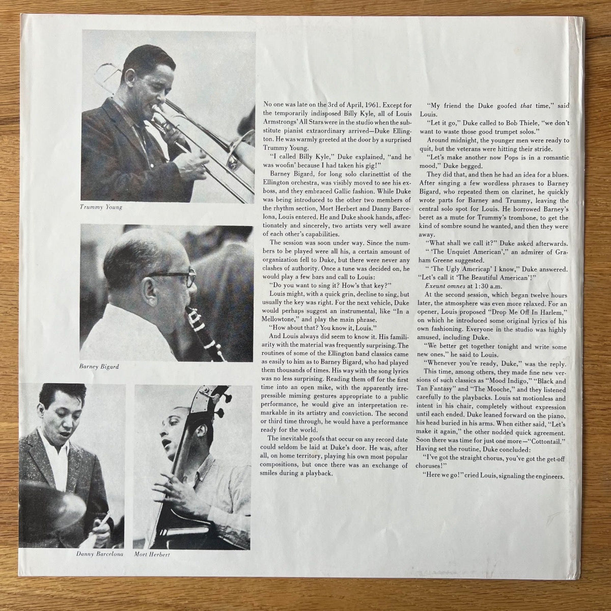 Louis Armstrong & Duke Ellington - The Great Reunion../ 2 LP - Audioph. MFSL 1984 - (M-/M-)