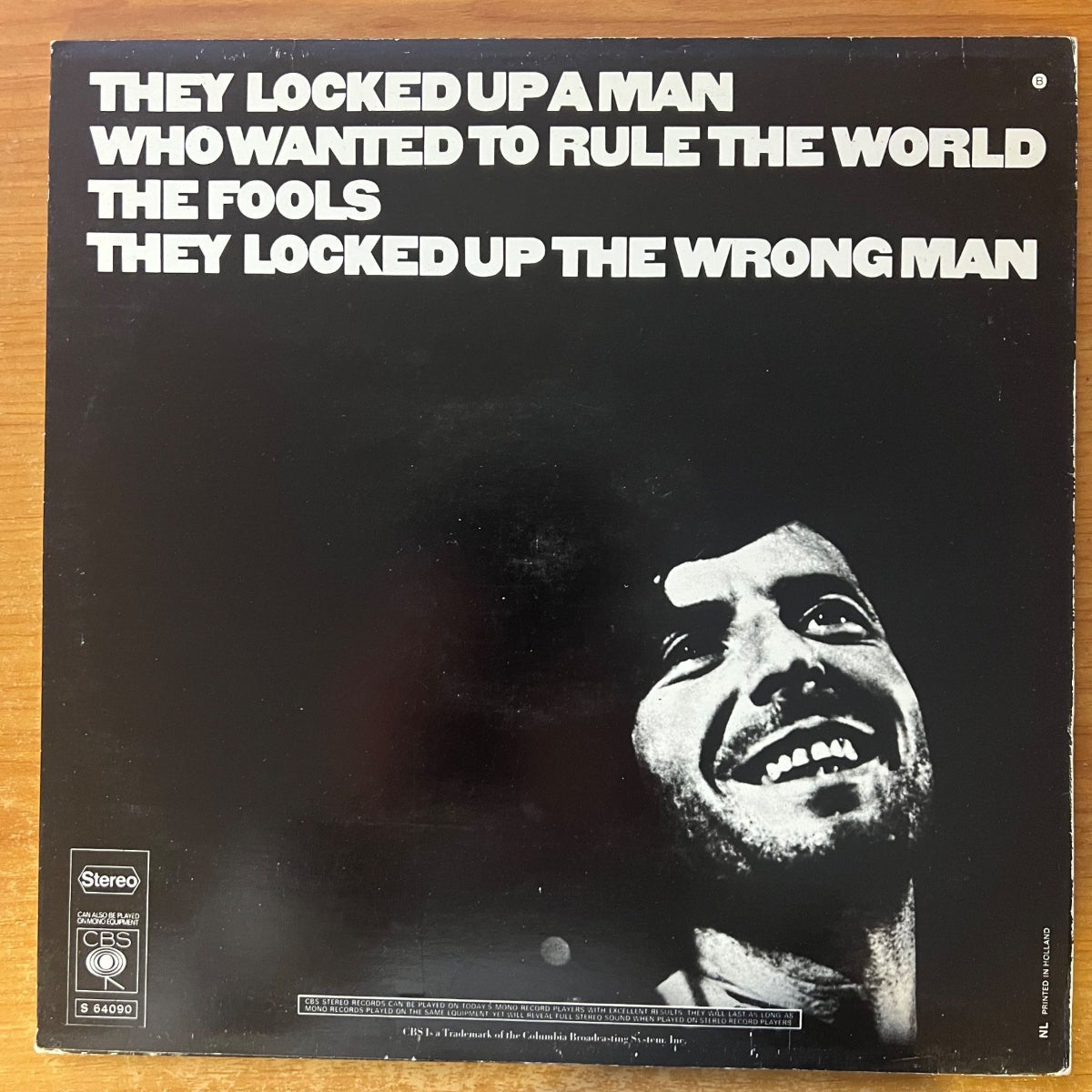 Leonard Cohen - Songs Of Love And Hate / 1. NL Press. 1971 - (M-/VG+)