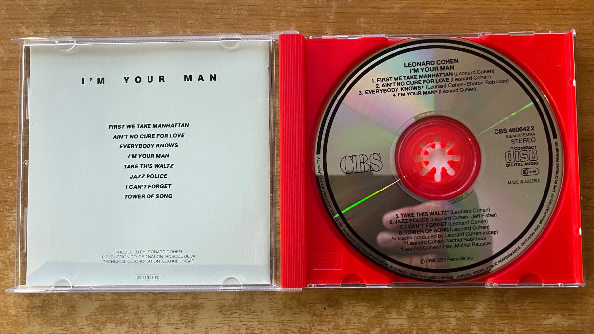 Leonard Cohen - I'm Your Man / CD - 1. EU-Press. 1988 - (M-/M-)