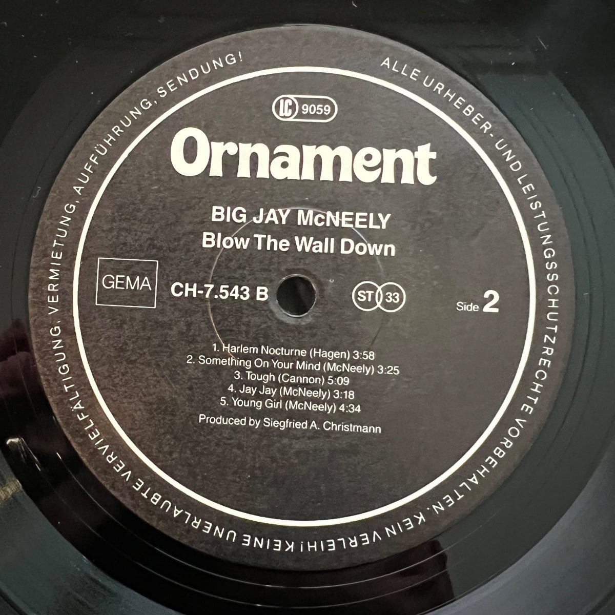 Big Jay McNeely - Blow The Wall Down / 1. D-Press. 1990 - (M-/VG++)