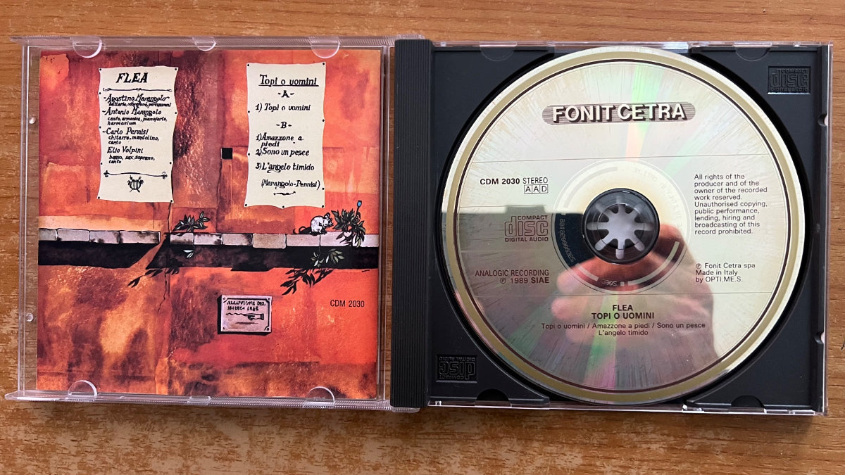 Flea - Topi O Uomini / CD - 1st Italy Press. 1989 on CD - (M-/M-)