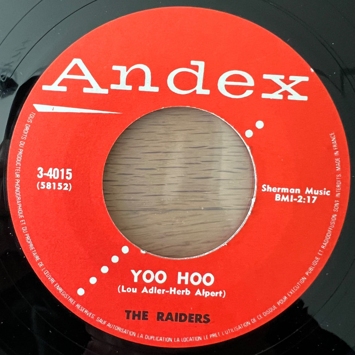 Raider - Hocus Pocus / France-Press. RE von 1958 - (M-/Neutral)