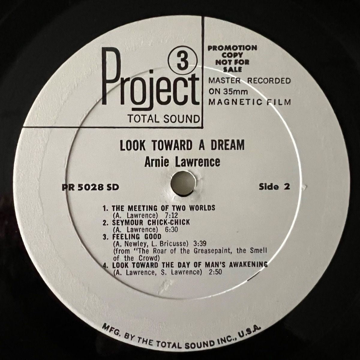 Arnie Lawrence - Look Toward Dream / US-Promo 1968 - (M-/VG+)