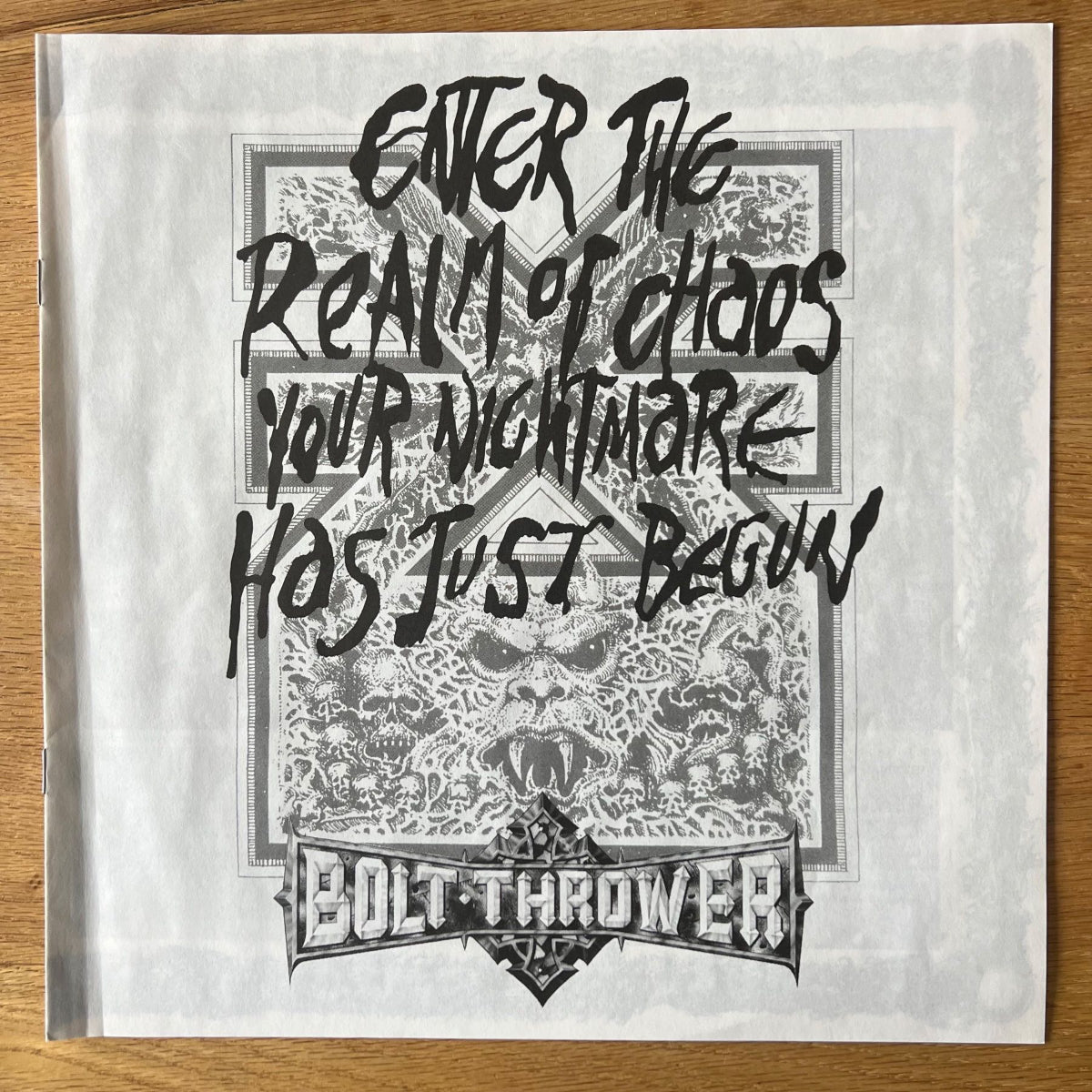 Bolt Thrower - Royaume du Chaos / 1re édition britannique. 1989 - (M-/M-)