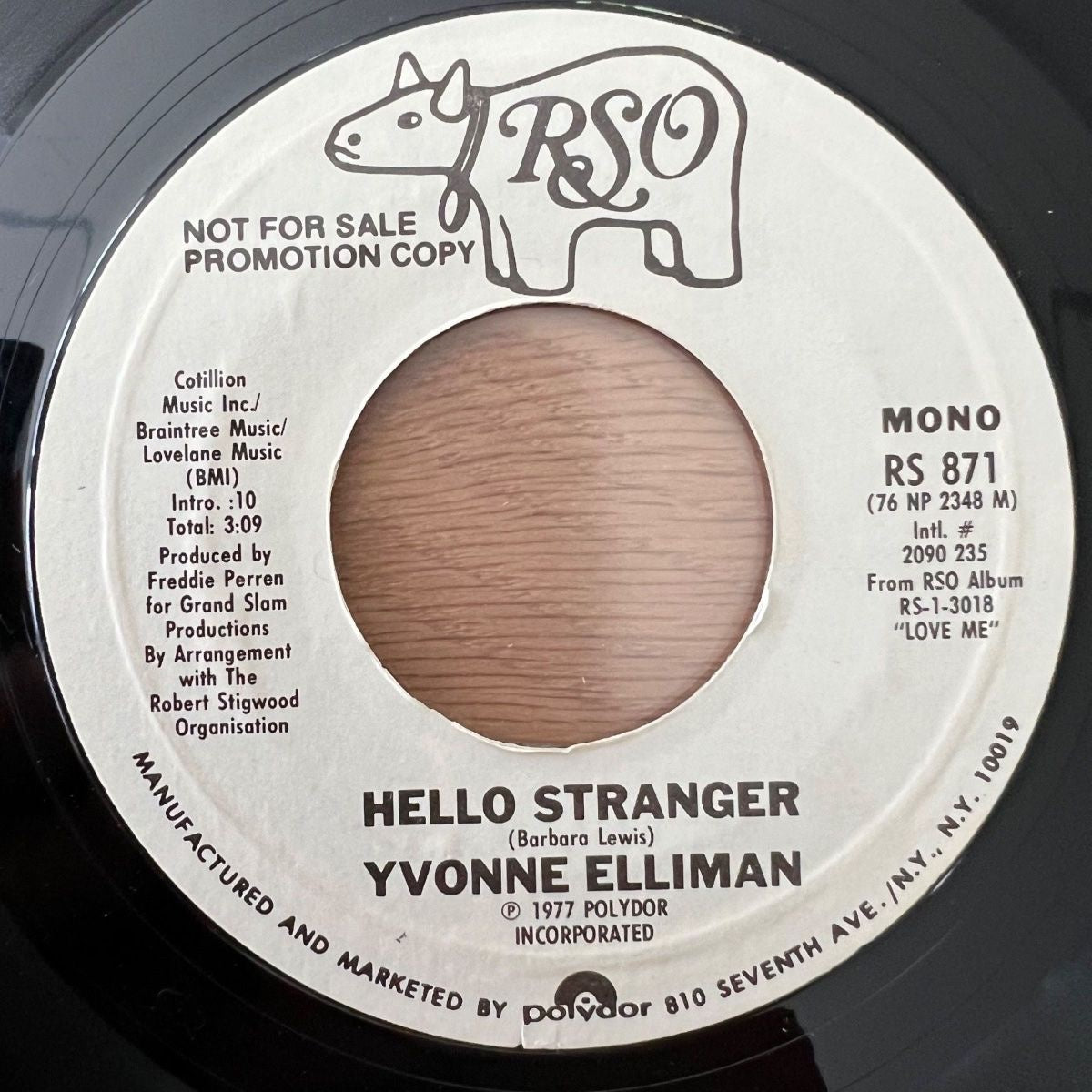 Yvonne Elliman - Hello Stranger / US Promo 1977 - (VG++/Neutral)