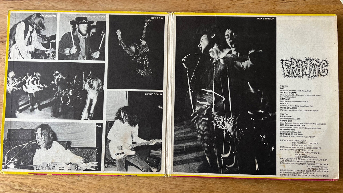 Frantic - Conception / 1. Presse américaine. 1970 - (M-/VG+)