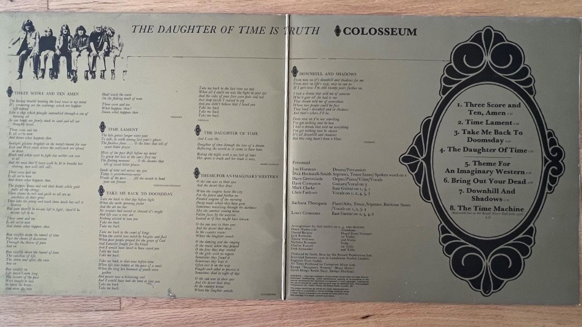 Colosseum - Daughter Of Time / 1. D-Press. 1970 - (VG++/VG+)