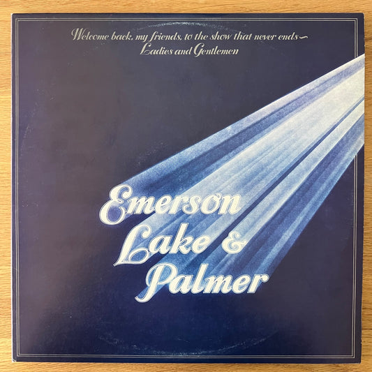 Emerson, Lake & Palmer - Welcome Back My Friends… / 3 LP - Pressage italien. RE de 1974 - (M-/VG++)
