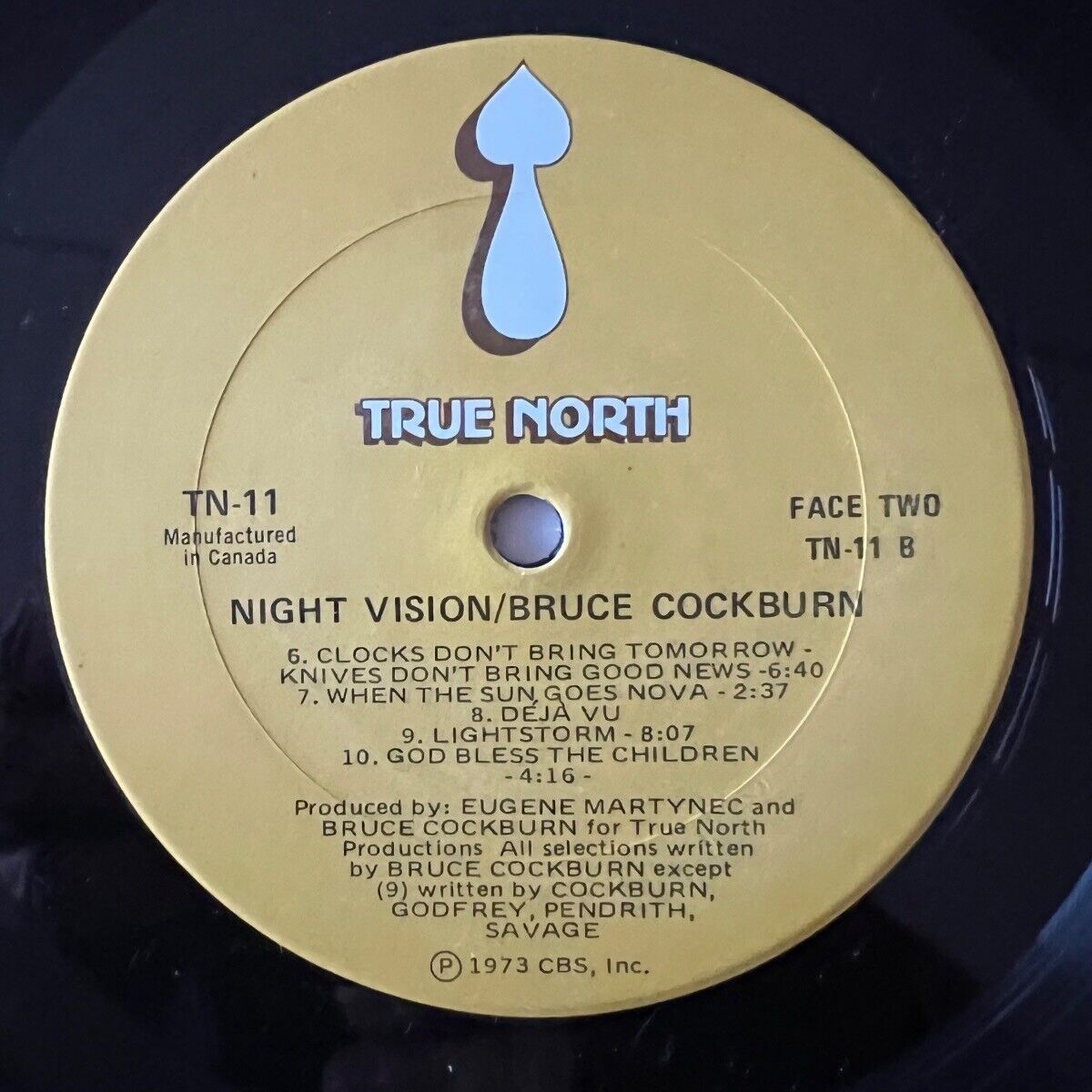 Bruce Cockburn - Night Vision / Canada Press. RE - (M-/M-)