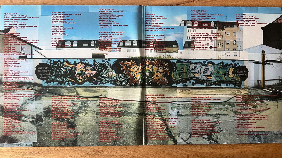 Blitz Mob - Die Organisation / 2 LP - 1. D-Press. 1995 - (VG/VG+)
