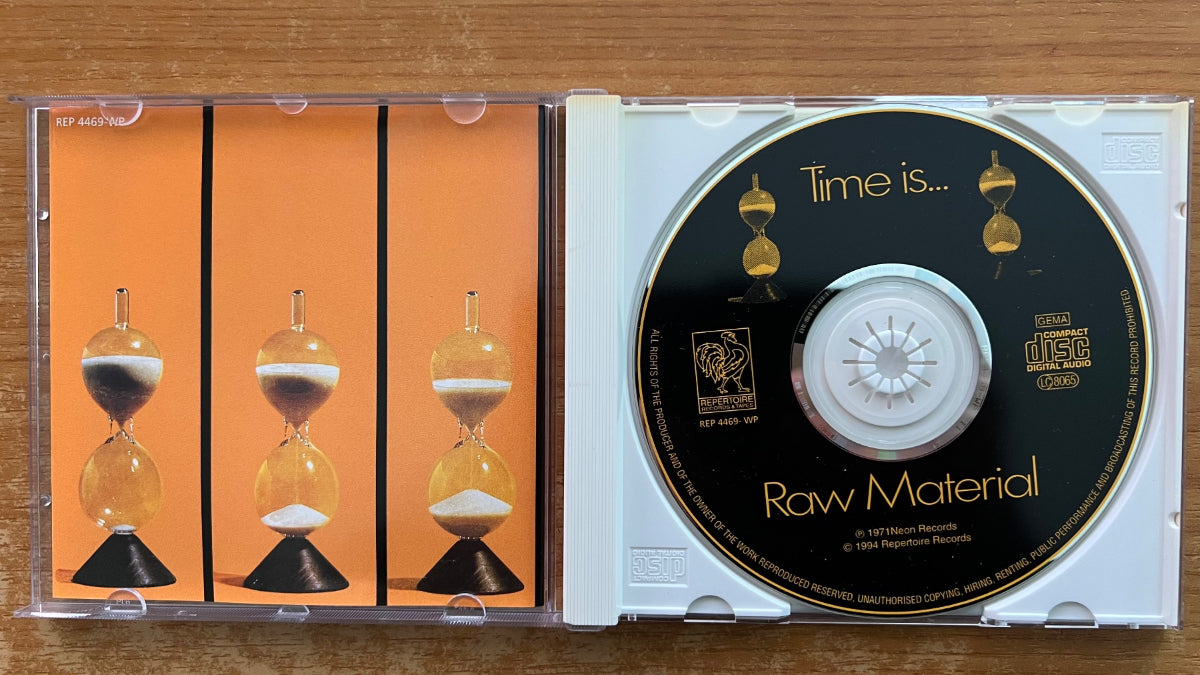 Raw Material - Time Is... / CD - 1st D-Press. 1994 on CD - (M-/M-)