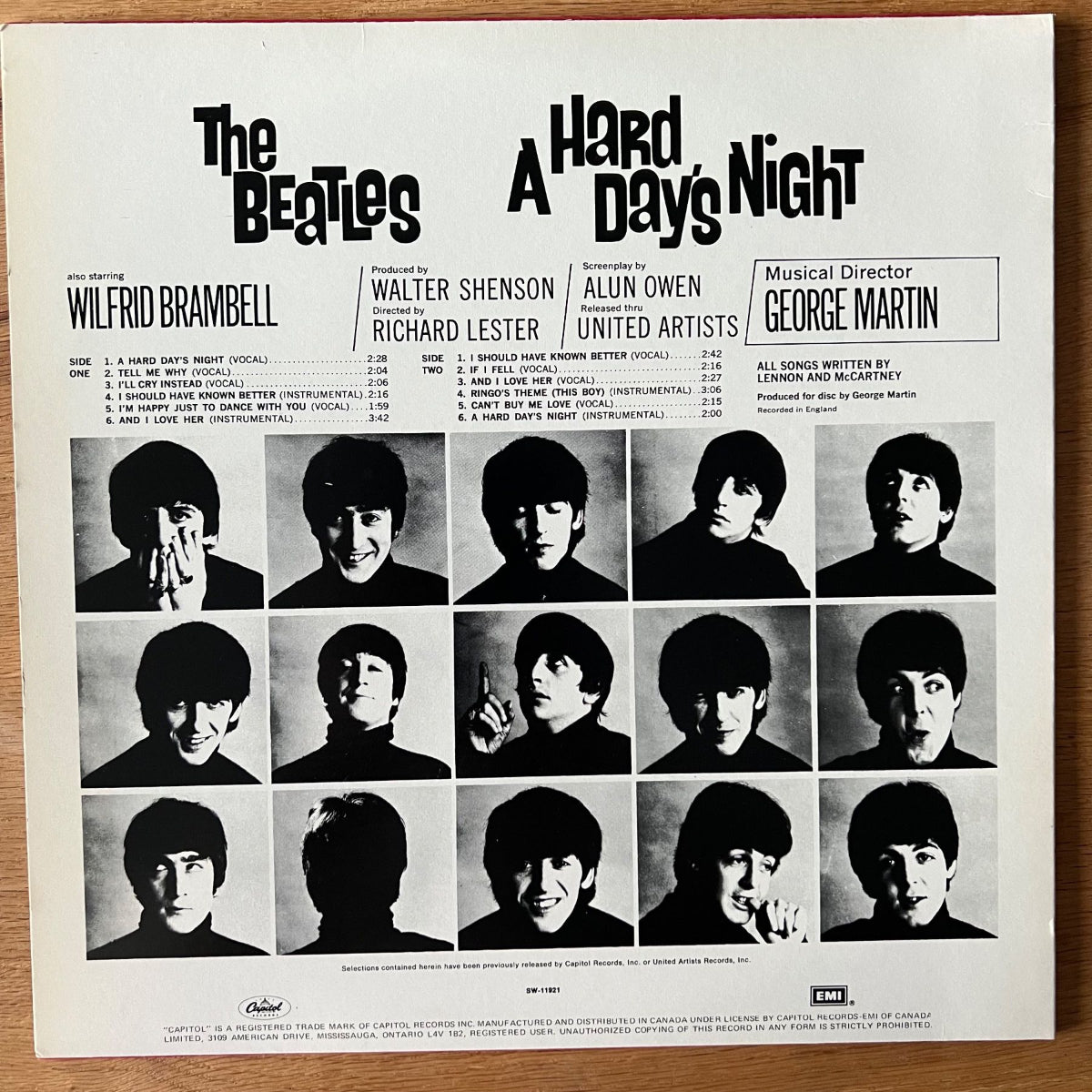Beatles - A Hard Day's Night / Canada Press. 1983 - (M-/M-)