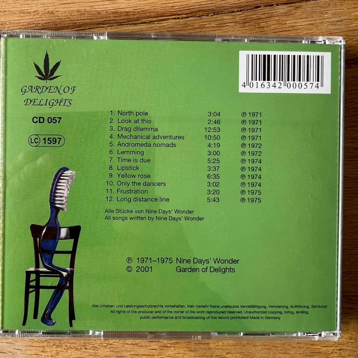 Nine Day's Wonder - The Best Years Of Our Life? / CD - 1st D-Press. 2001 - (M-/M-)