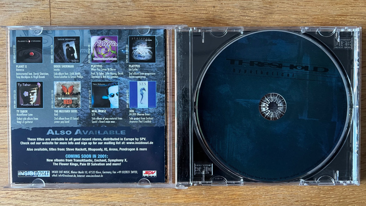 Threshold - Hypothetical / CD - 1. EU-Press. 2001 - (M-/M-)