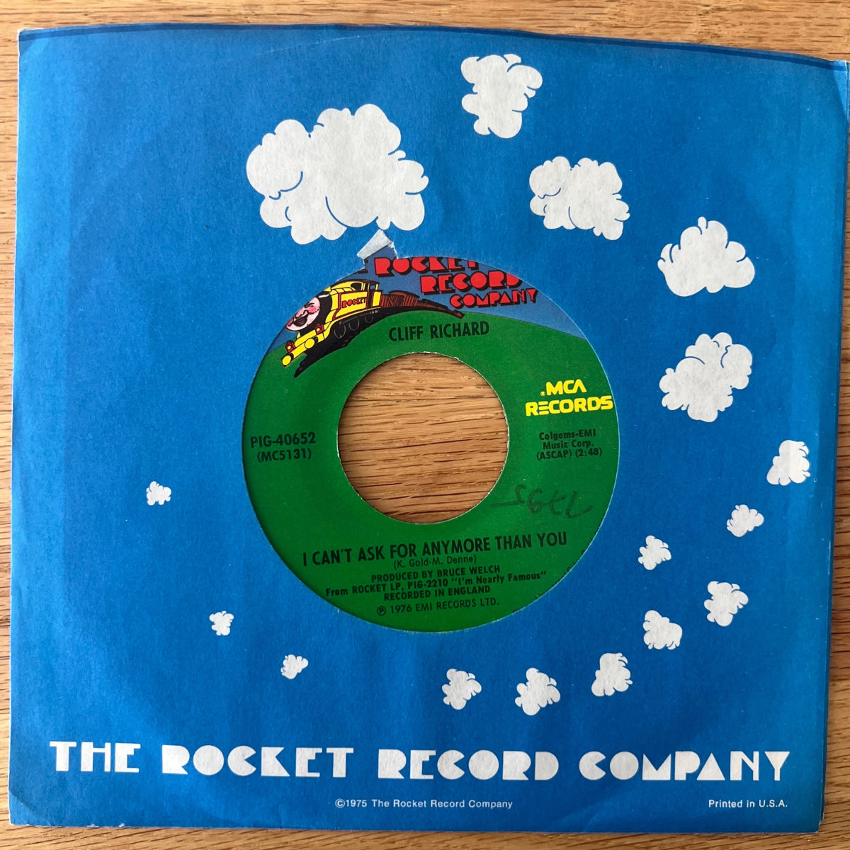Cliff Richard - I Can't Ask For Anymore Than You / 1. US Press. 1976 - (M-/M-)