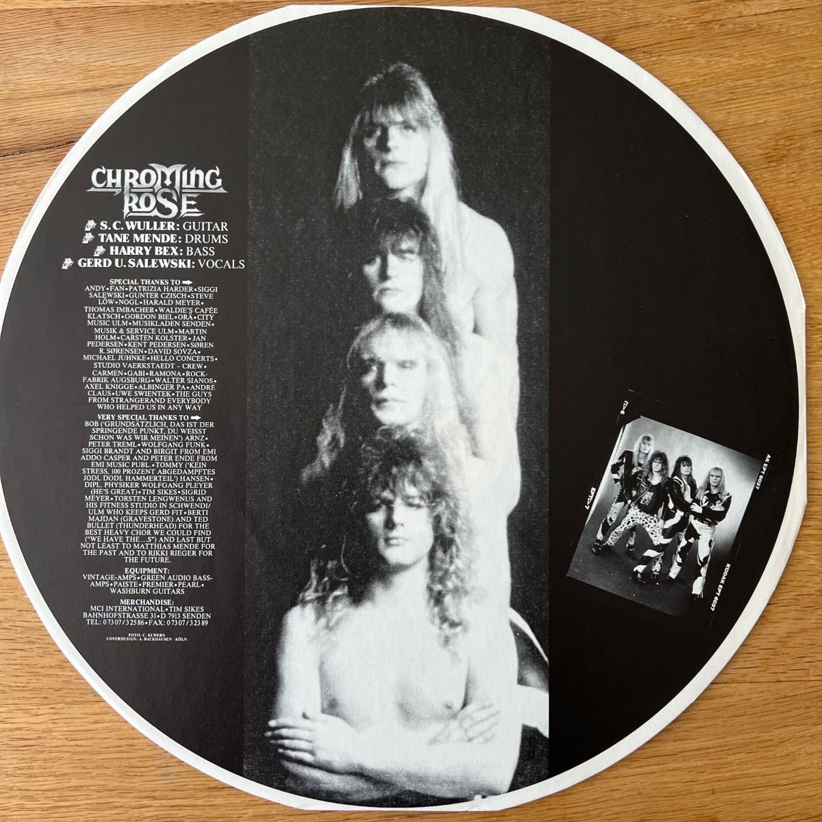 Chroming Rose - Louis XIV / 1. D-Press, 1990 - Gimmick Cover - (M-/M-)