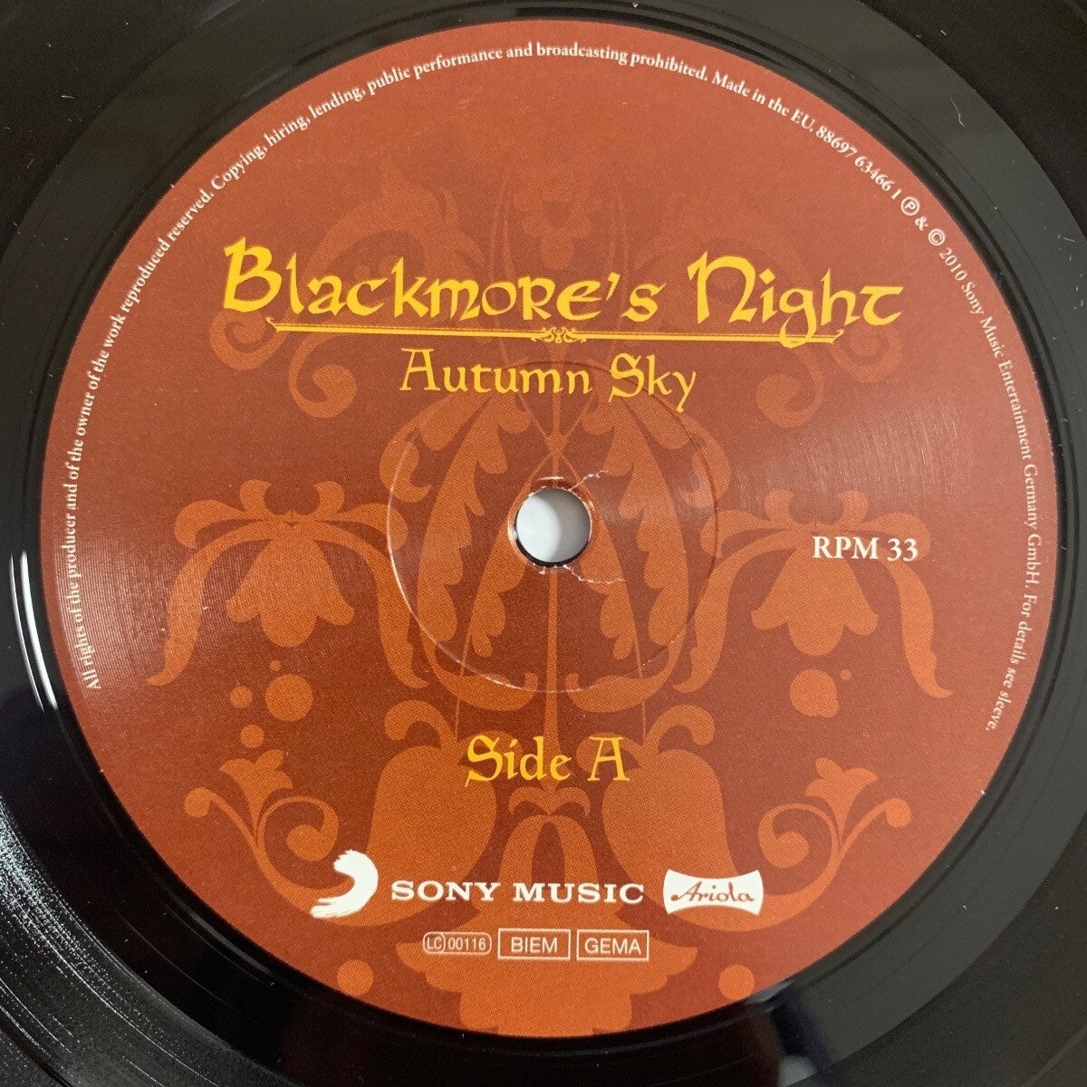 Blackmore's Night - Autumn Sky / 1st German Pres. 2010 - (Mint/Mint)