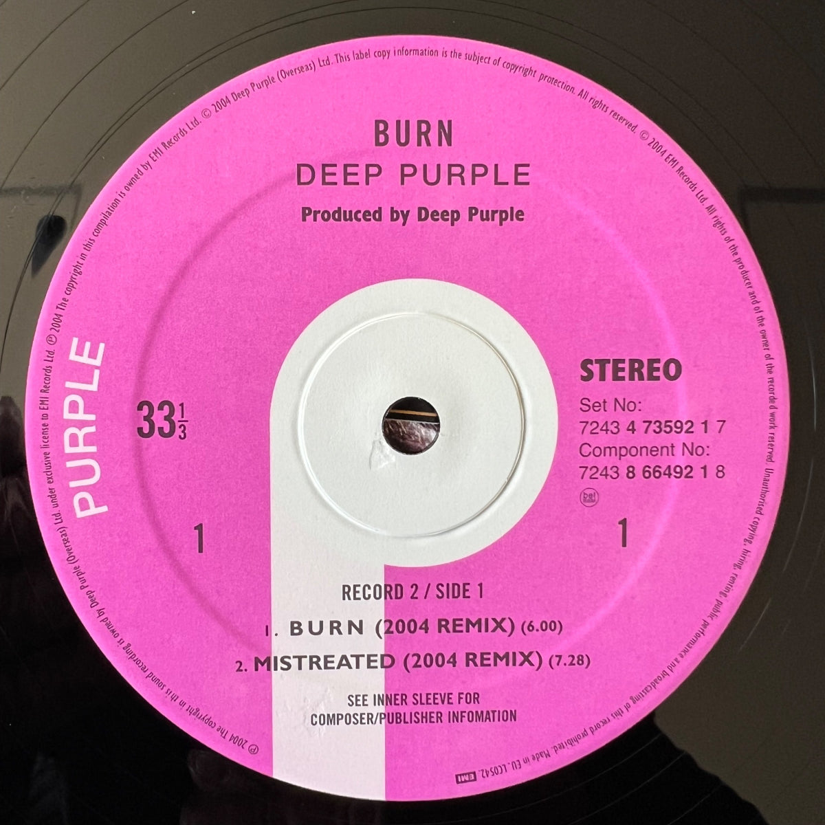 Deep Purple - Burn / 2 LP - EU-Press. 2012 - Limited Numb. Edition - 30th. Anniversary Edition - (Mint /Mint)