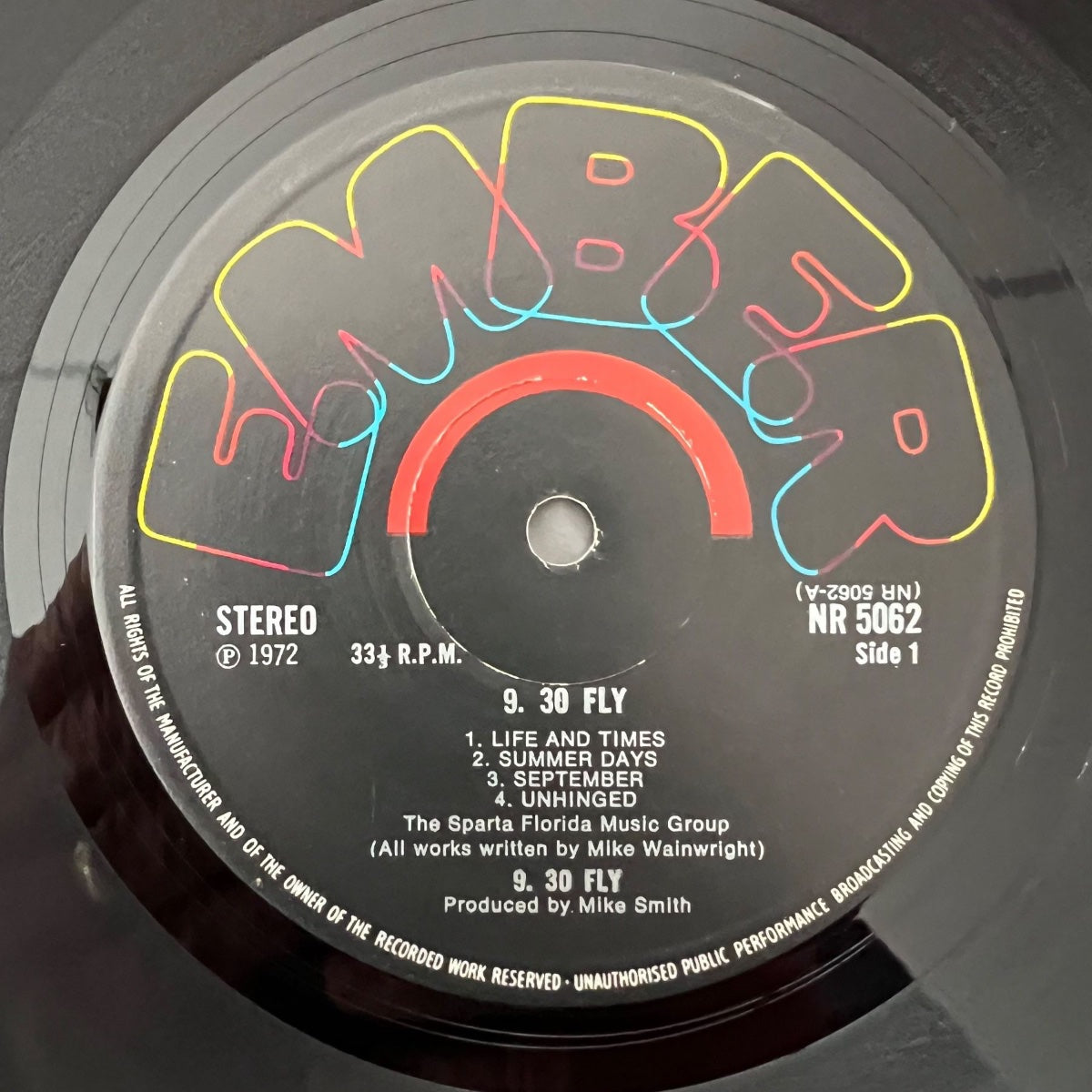 9.30 Fly - Same / 1. UK-Press. 1972 - (M-/M-)