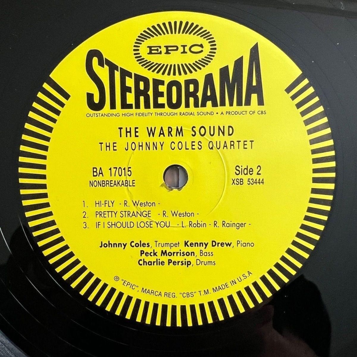 Johnny Coles Quartet - The Warm Sound / US-Press. 1999 - (M-/M-)