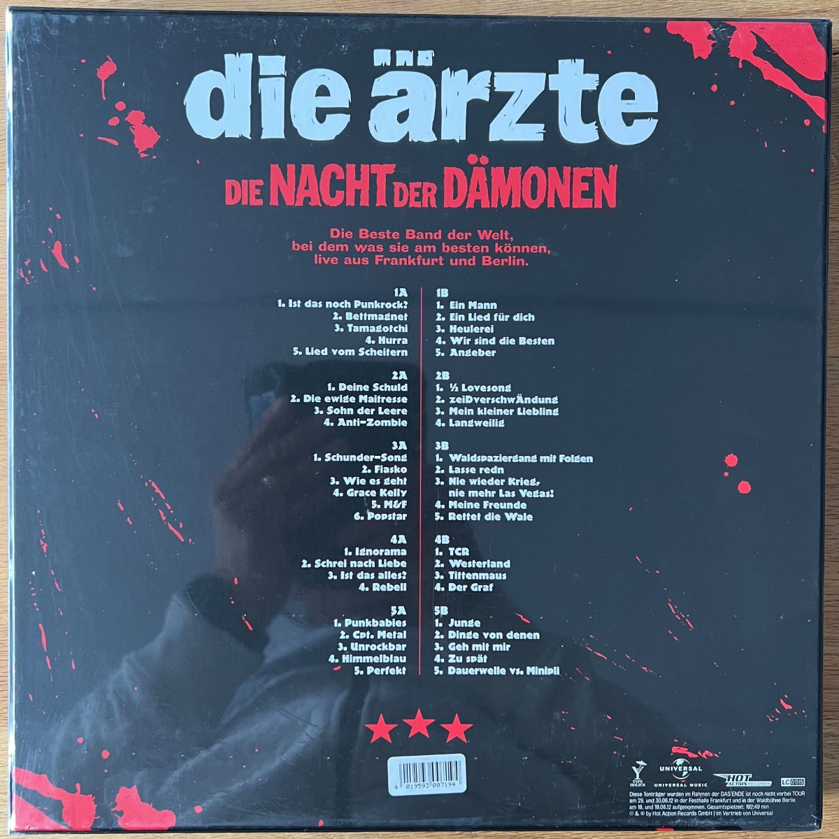 Ärzte - Die Nacht Der Dämonen - Live / 1. D-Press. 2013 - (Mint/M- & Sealed)