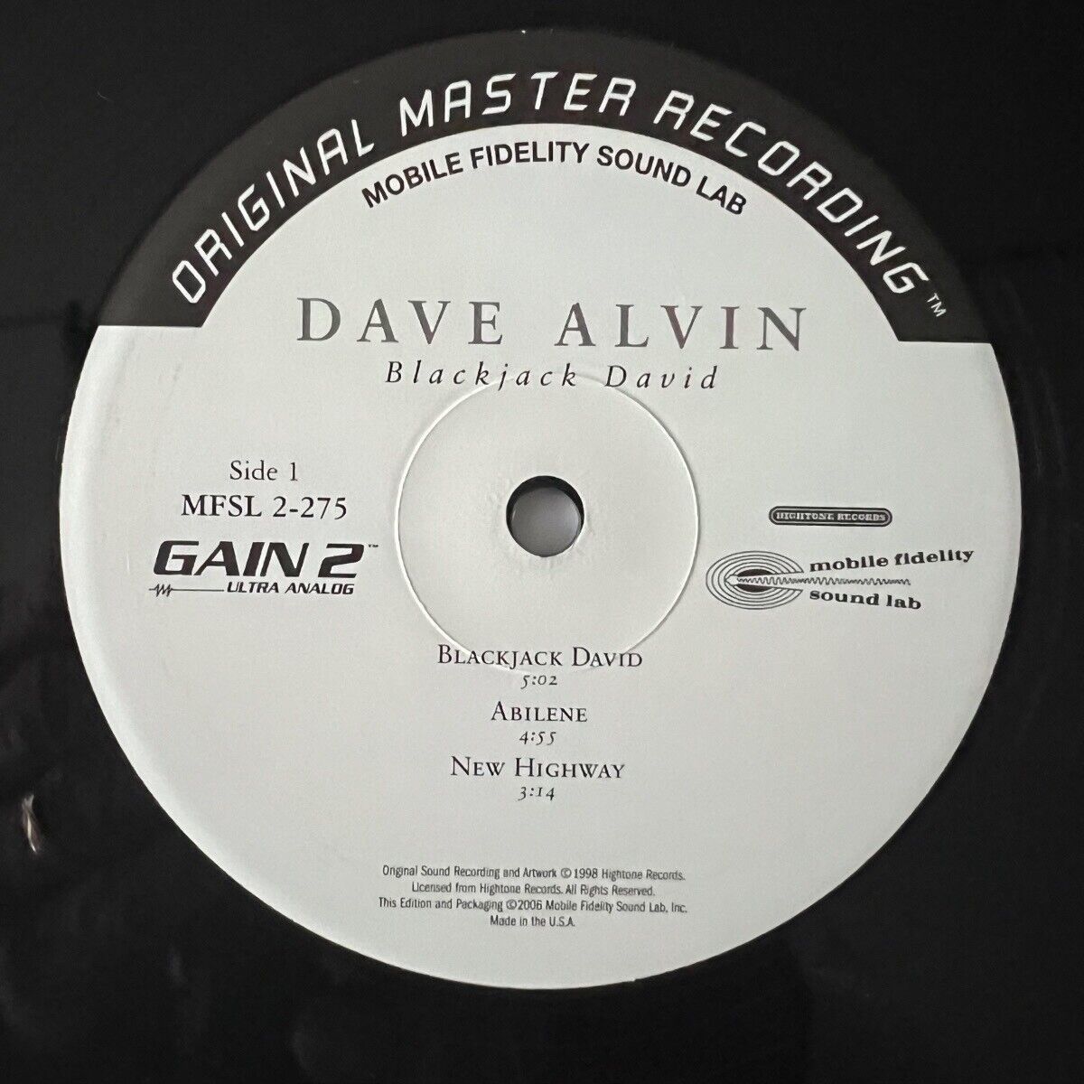 Dave Alvin - Blackjack David / 2 LP - Audiophile MFSL 2006 - (M-/M-)
