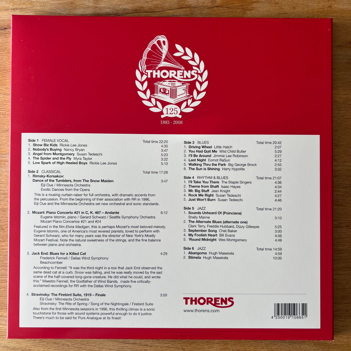 Various - Thrones 125th Anniversary / 3 LP - 1. Swiss 2008